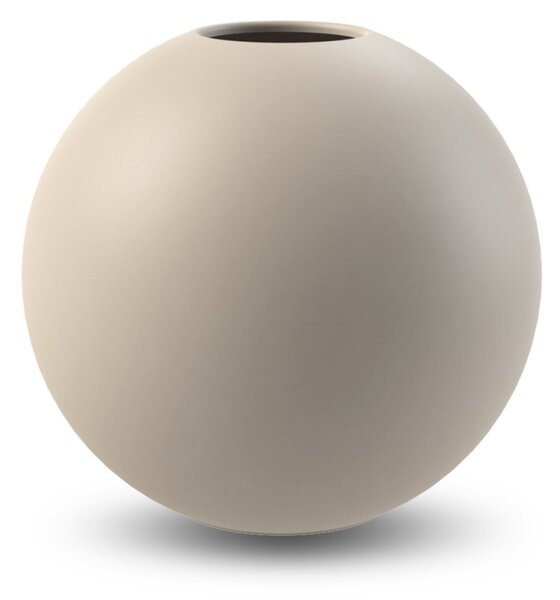 Kulatá váza Ball Sand 20 cm COOEE Design