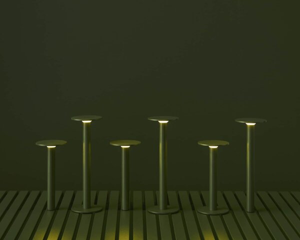 Stmívatelná magnetická LED lampa Host 220 Olive