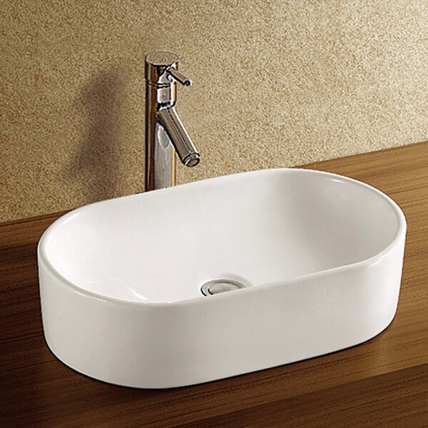 LaVita Alto umyvadlo 52.5x32.5 cm obdélníkový na pult bílá lesk 5900378310181