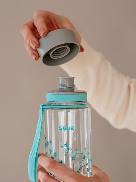 Plastová BPA free lahev z tritanu EQUA Mint Blossom 600 ml
