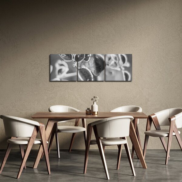 Obraz - Příroda na podzim (s hodinami) (90x30 cm)