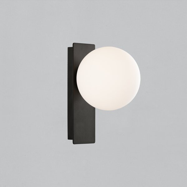 ACB Iluminacion Nástěnné LED svítidlo KIN, v. 24 cm, 8W, CRI90 Barva: Černá, Stmívání, řízení: DALI/PUSH