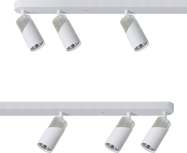 Bodové svítidlo Neo, 6x bílé/chromové kovové stínítko, w