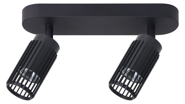 Bodové svítidlo Vertical, 2x černé kovové stínítko, b