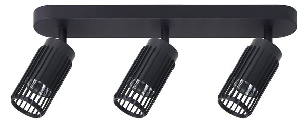 Bodové svítidlo Vertical, 3x černé kovové stínítko, b