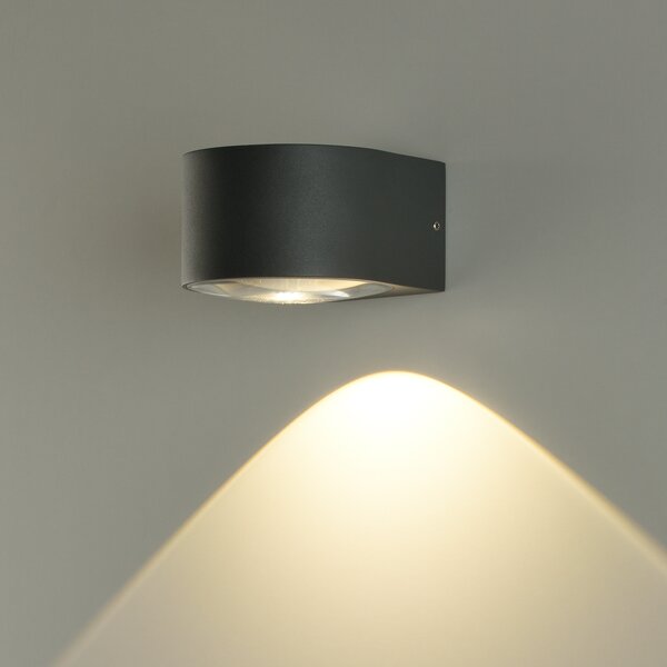 ACB Iluminacion Nástěnné LED svítidlo ANIA, ⌀ 107 mm, 1x6W, CRI80, IP65 Barva: Bílá