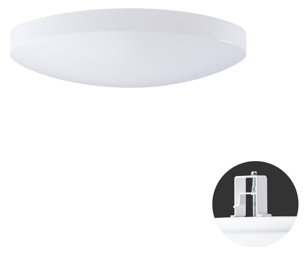 OS SAG68180 SAGITA V1 stropní/nástěnné plastové polovestavné svítidlo bílá IP44 3000 K 18W LED - OSMONT