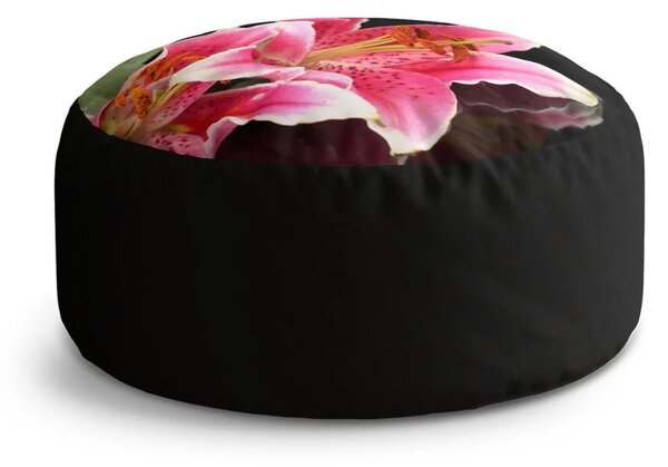 Sablio Taburet Circle Lilie: 38x48 cm