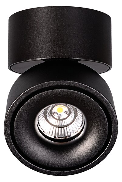 ACB Iluminacion Stropní LED svítidlo APEX, ⌀ 10 cm, 13W, CRI90 Barva: Černá, Stmívání, řízení: TRIAC