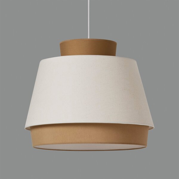 ACB Iluminacion Závěsné svítidlo ASPEN, ⌀ 60 cm, 1xE27 15W Barva: Zelená, Barva montury: Bílá
