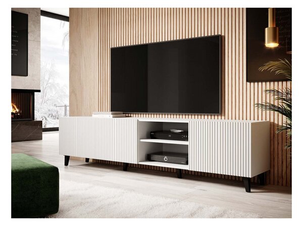 TV stolek 200 cm CRATO - bílý