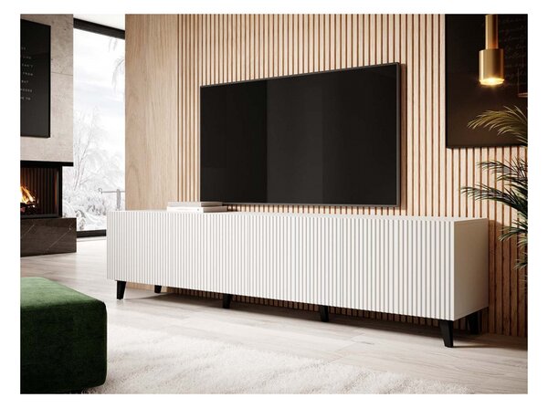 TV stolek 200 cm CRATO - bílý