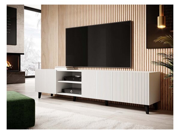 TV stolek 200 cm CRATO - bílý