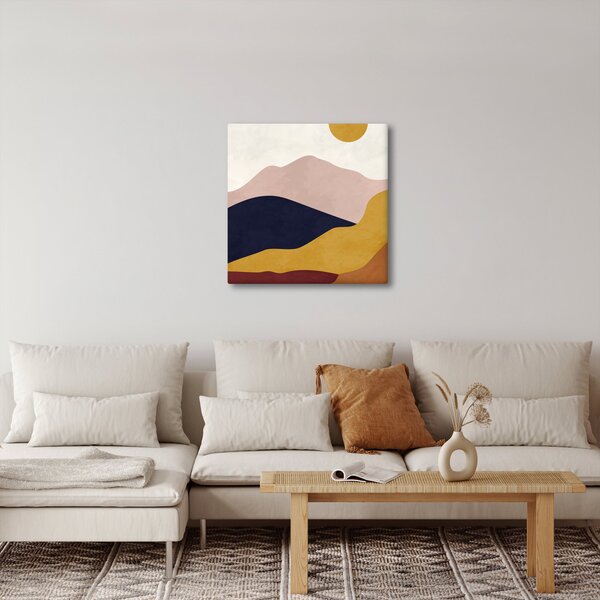 Obraz - Akvarelové hory N⁰2 (30x30 cm)