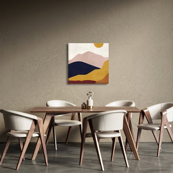Obraz - Akvarelové hory N⁰2 (30x30 cm)