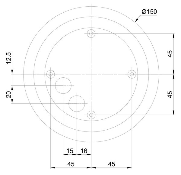OS STY45001 STYX 3 stropní/nástěnné skleněné svítidlo chrom / bílá IP65 25W E27 - OSMONT
