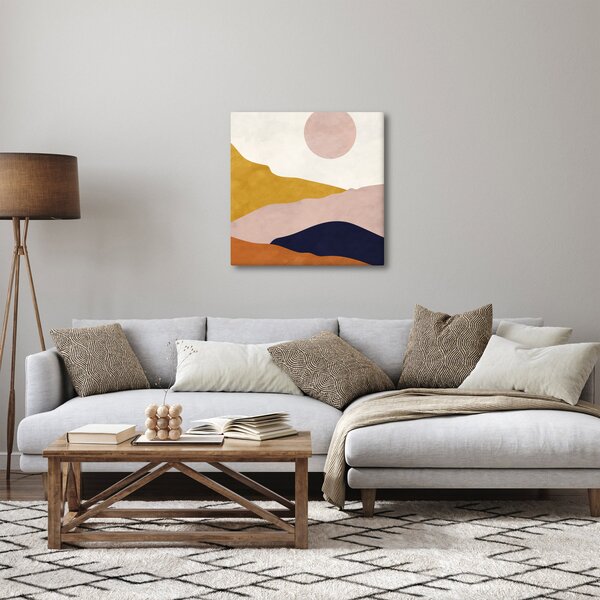 Obraz - Akvarelové hory N⁰3 (30x30 cm)