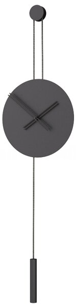 Mclocks Designové nástěnné hodiny SER45004 Serenity black-black 90cm