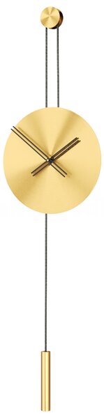 Mclocks Designové nástěnné hodiny SER45012 Serenity mat gold-black 90cm