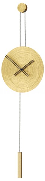 Mclocks Designové nástěnné hodiny SER45001 Serenity antique gold-black 90cm