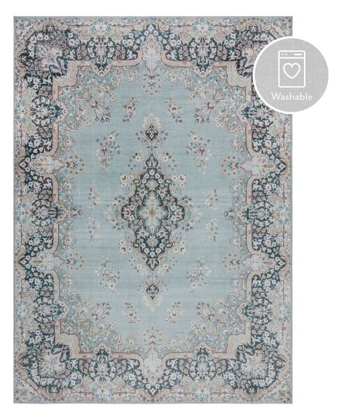 Tyrkysový pratelný koberec 80x150 cm FOLD Colby – Flair Rugs