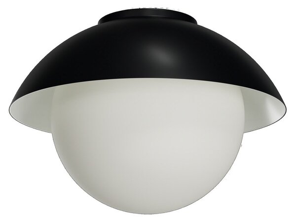 OS LUK60502 LUKIDA 2 stropní/nástěnné skleněné svítidlo černá / bílá IP65 4000 K 20W LED - OSMONT