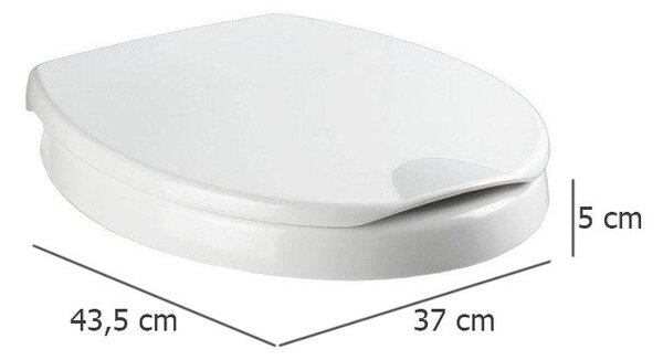 Toaletní sedadlo Secura Comfort WENKO, pohodlné toaletní sedadlo Duroplast Easy-Close