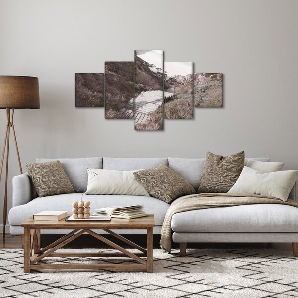 Obraz - Cesta k smaragdovému moři (125x70 cm)