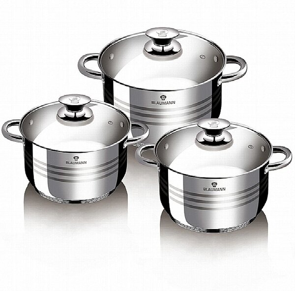 Sada nádobí nerez 6 ks Gourmet line