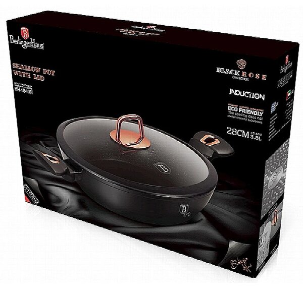 Pekáč s poklicí s mramorovým povrchem 28 cm Black Rose Collection