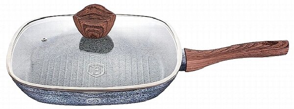 Pánev grilovací s poklicí a mramorovým povrchem 28 cm Forest Line