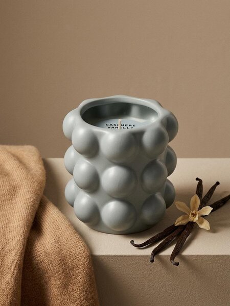 Sinsay - Vonná svíčka Cashmere&Vanilla - tyrkysová
