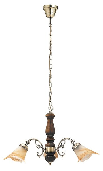Rabalux Rustic 3 závěsné svítidlo 3x40 W mosaz-hnědá 7093