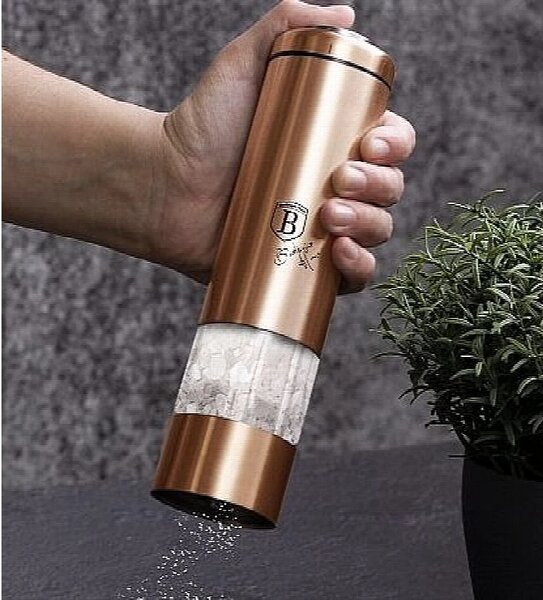 Mlýnek na pepř a sůl elektrický sada 2 ks Rosegold Metallic Line
