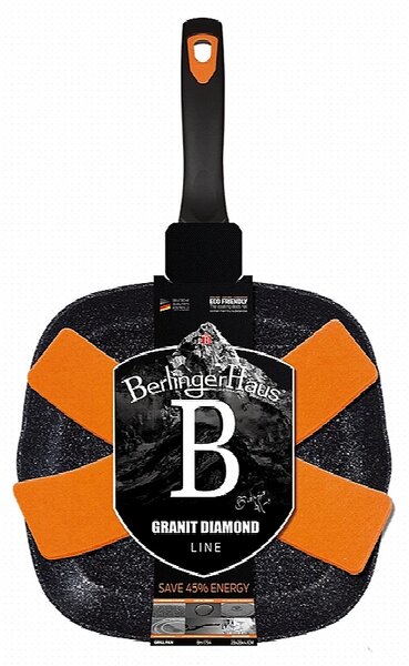 Pánev grilovací s mramorovým povrchem Granit Diamond Line 28 cm