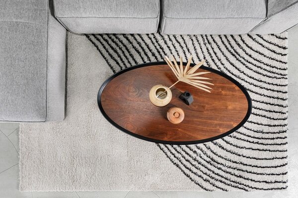 Černo-béžový koberec 80x150 cm Coastalina – Bonami Selection