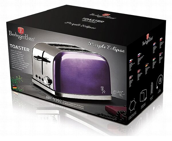 Topinkovač nerez Purple Metallic Line