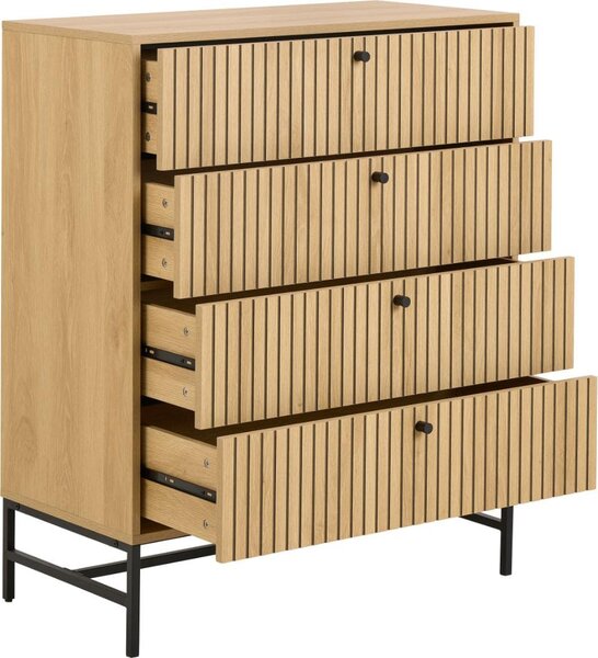 Actona Komoda Albany 80 cm dub přírodní