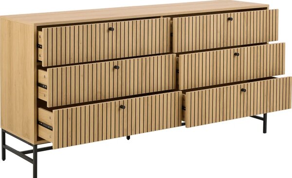 Actona Komoda Albany 157 cm dub přírodní