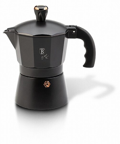 Konvice na espresso 3 šálky Black Rose Collection
