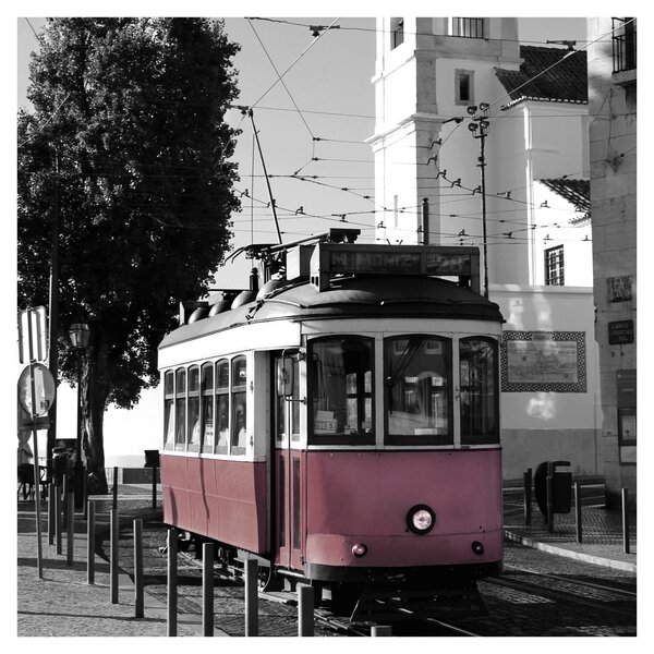 Obraz - Tramvaj (30x30 cm)