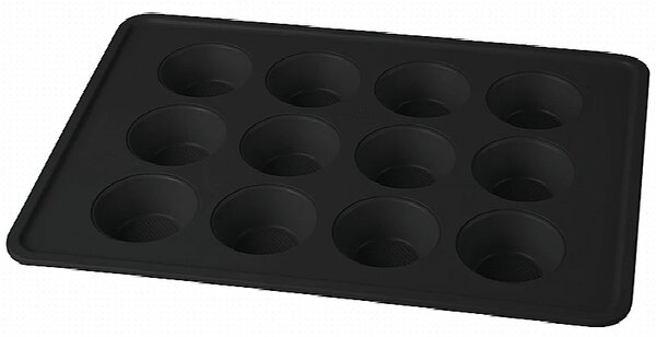 Forma na muffiny 12 ks Matte Black Collection