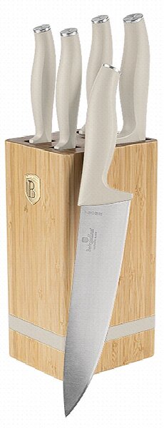 Sada nožů se stojanem BAMBOO 6 ks Sahara Collection
