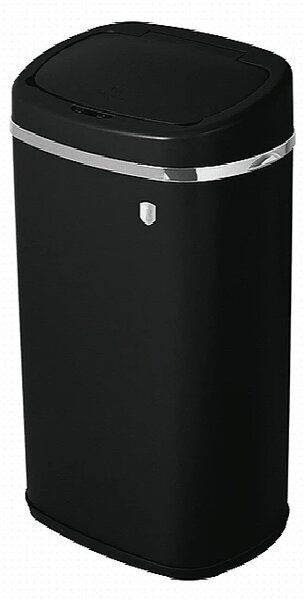 Bezdotykový odpadkový koš se senzorem 58 l Matte Black Collection
