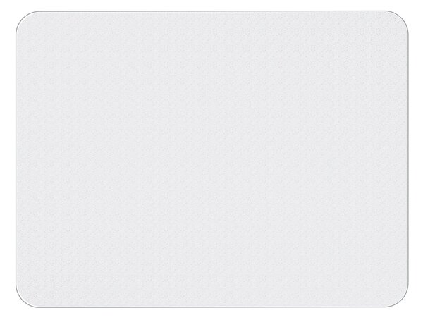 HOMCOM Ochranná podložka na podlahu 90 x 120 cm pro kancelářské židle, průhledná, odolná proti poškrábání, podložka na tvrdé podlahy | Aosom