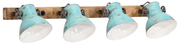 Nástěnné svítidlo 25 W modrá patina 90 x 25 cm E27