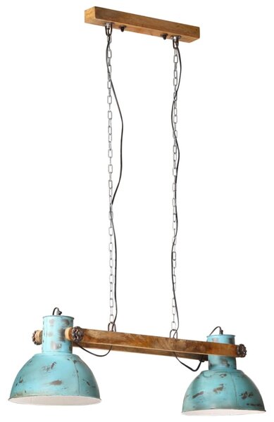 Závěsné svítidlo 25 W modrá patina 85 x 28 x 109 cm E27