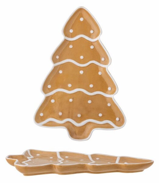 Vánoční servírovací talíř Ginnie Tree 33 cm Bloomingville