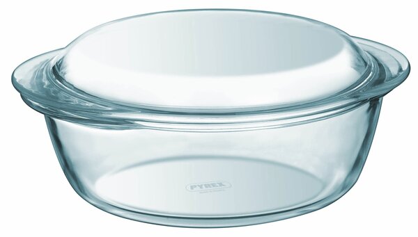 Skleněná zapékací mísa PYREX s víkem Ø20cm/2,1l