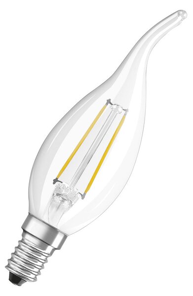 Atypická LED stmívatelná žárovka E14 4 W CLASSIC BA, teplá bílá